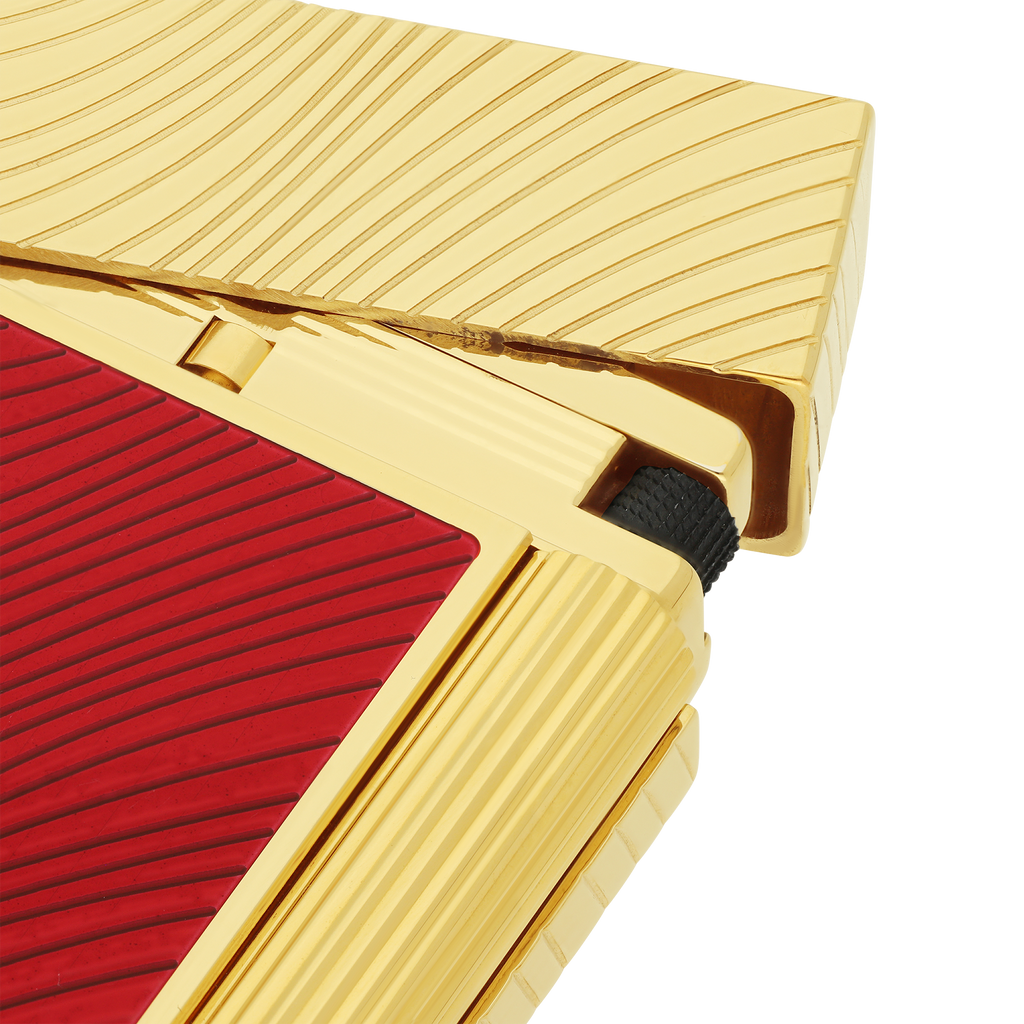 S.T. Dupont  LIGNE 2 LIGHTER Horse Mane Red/ Gold C16089CL