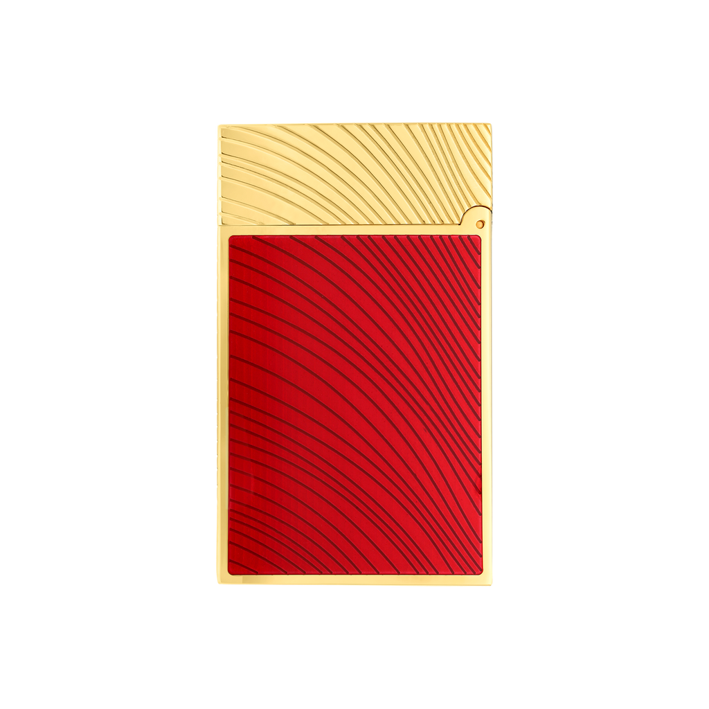 S.T. Dupont  LIGNE 2 LIGHTER Horse Mane Red/ Gold C16089CL