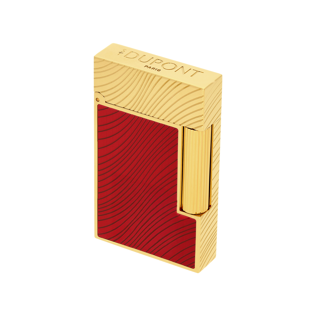 S.T. Dupont  LIGNE 2 LIGHTER Horse Mane Red/ Gold C16089CL
