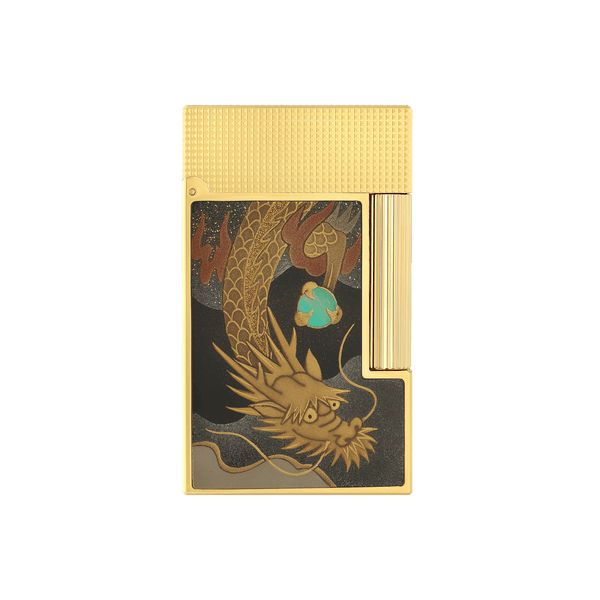 S.T. Dupont LIGNE 2 Lacquered lighter Maki-E Brown C16150