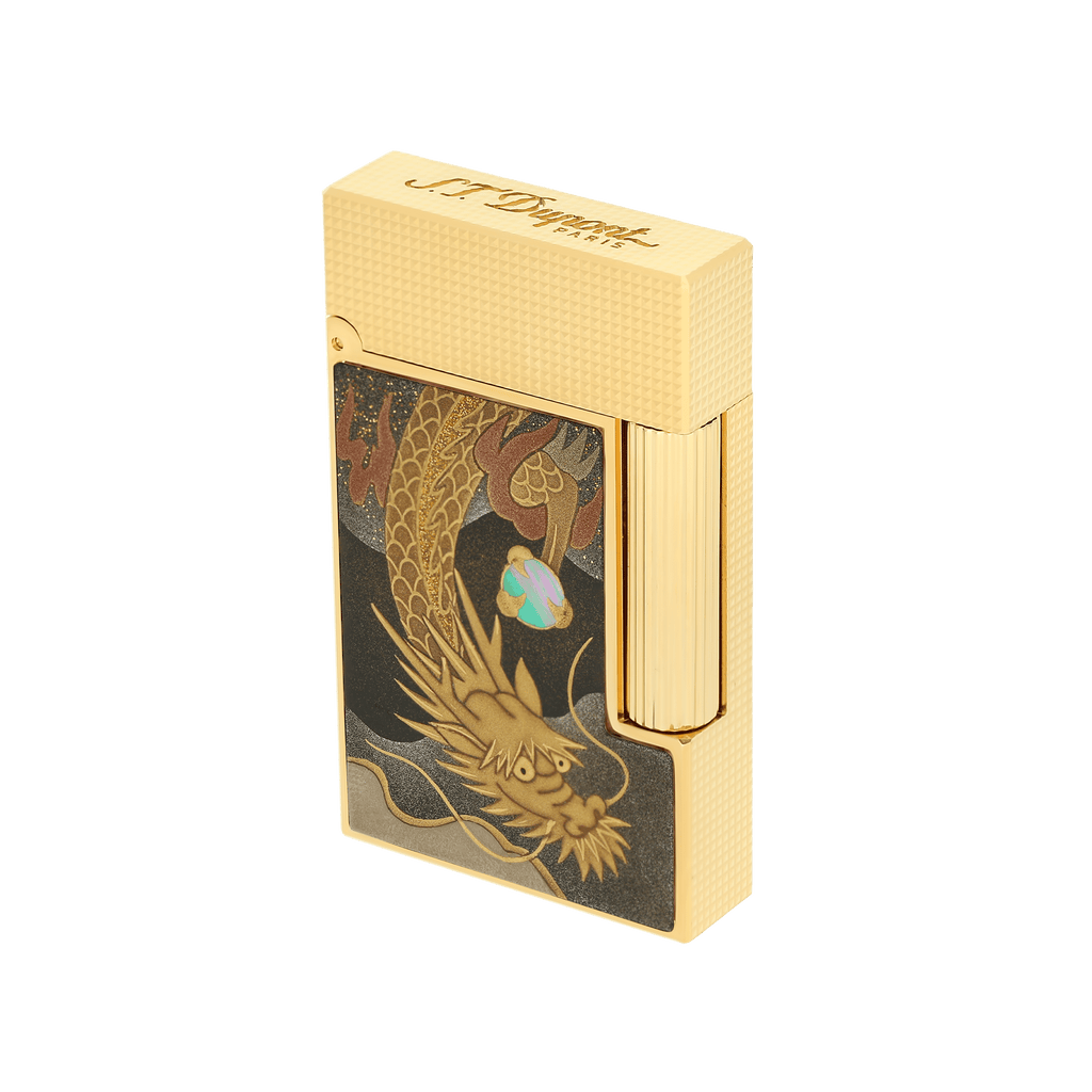 S.T. Dupont LIGNE 2 Lacquered lighter Maki-E Brown C16150