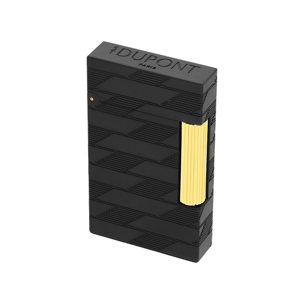 S.T. Dupont LINE 2 Guilloche Monogram 1872 Black Lighter C16179