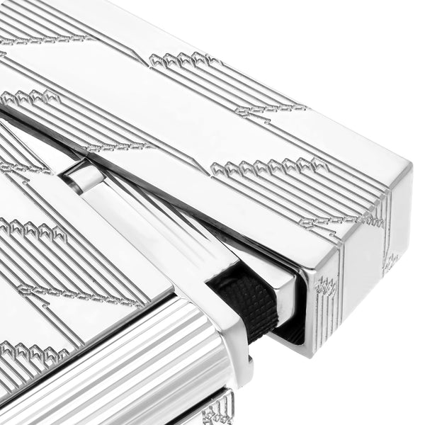 S.T. Dupont LINE 2 Guilloche Monogram 1872 Lighter Palladium C16180