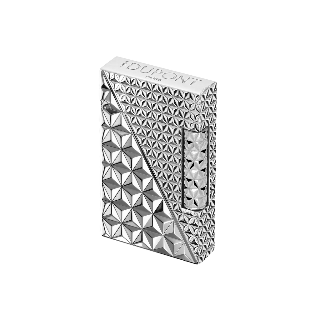 S.T. Dupont LINE 2 Lighter Double Fire X Silver C16645