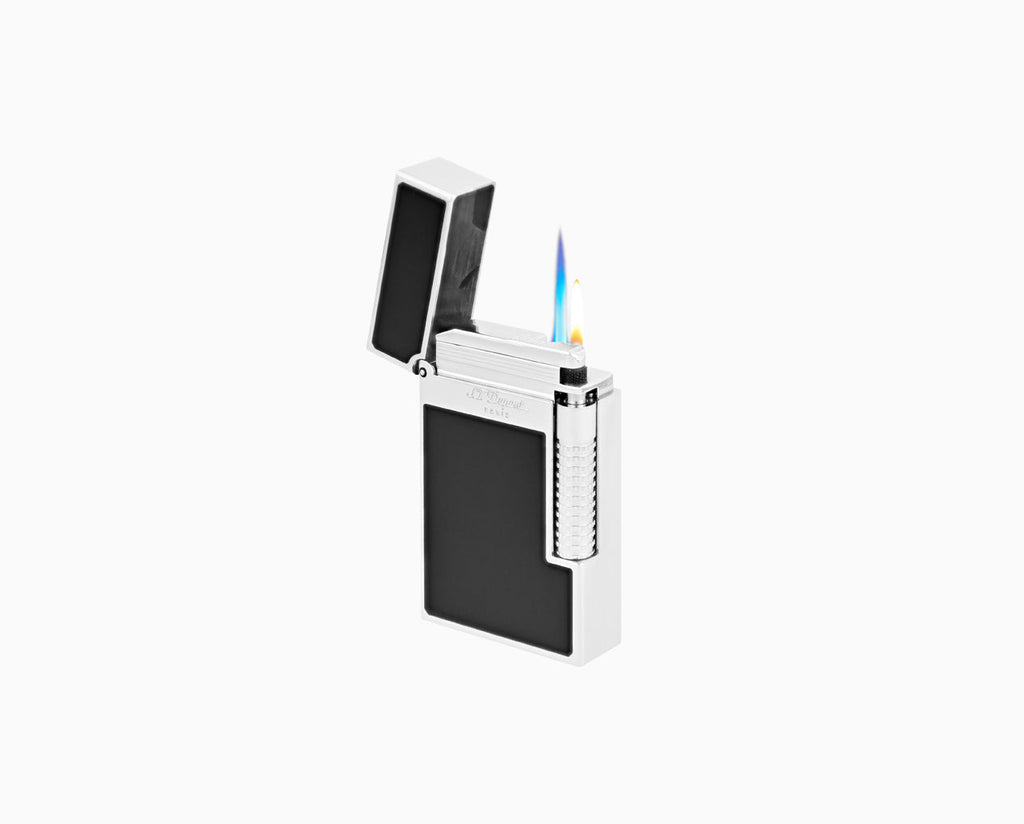 S.T. Dupont LE NEW GRAND DUPONT BLACK LACQUER AND PALLADIUM LIGHTER- C23010