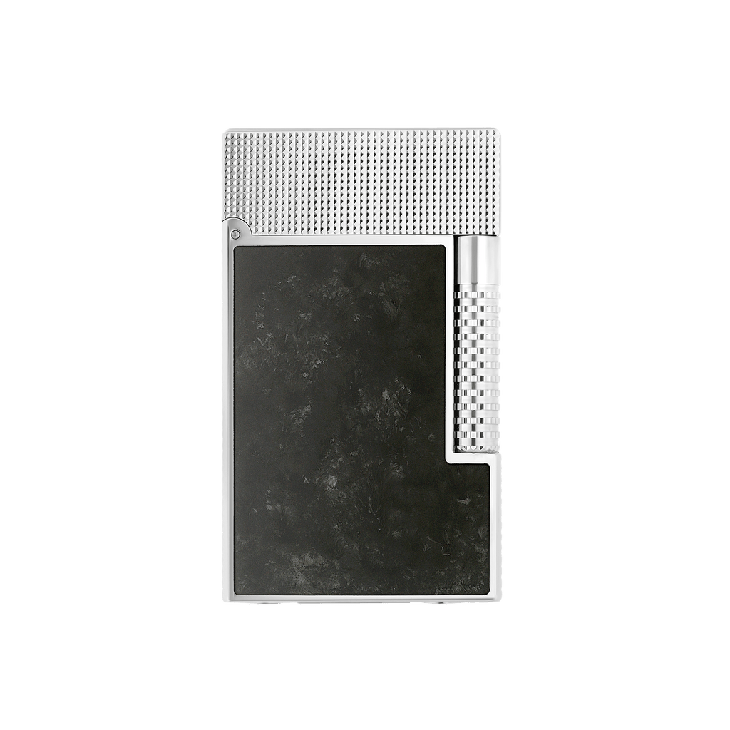 S.T. Dupont Le Grand Dupont Lacquered Lighter Popote Black/Pall- C23016CL