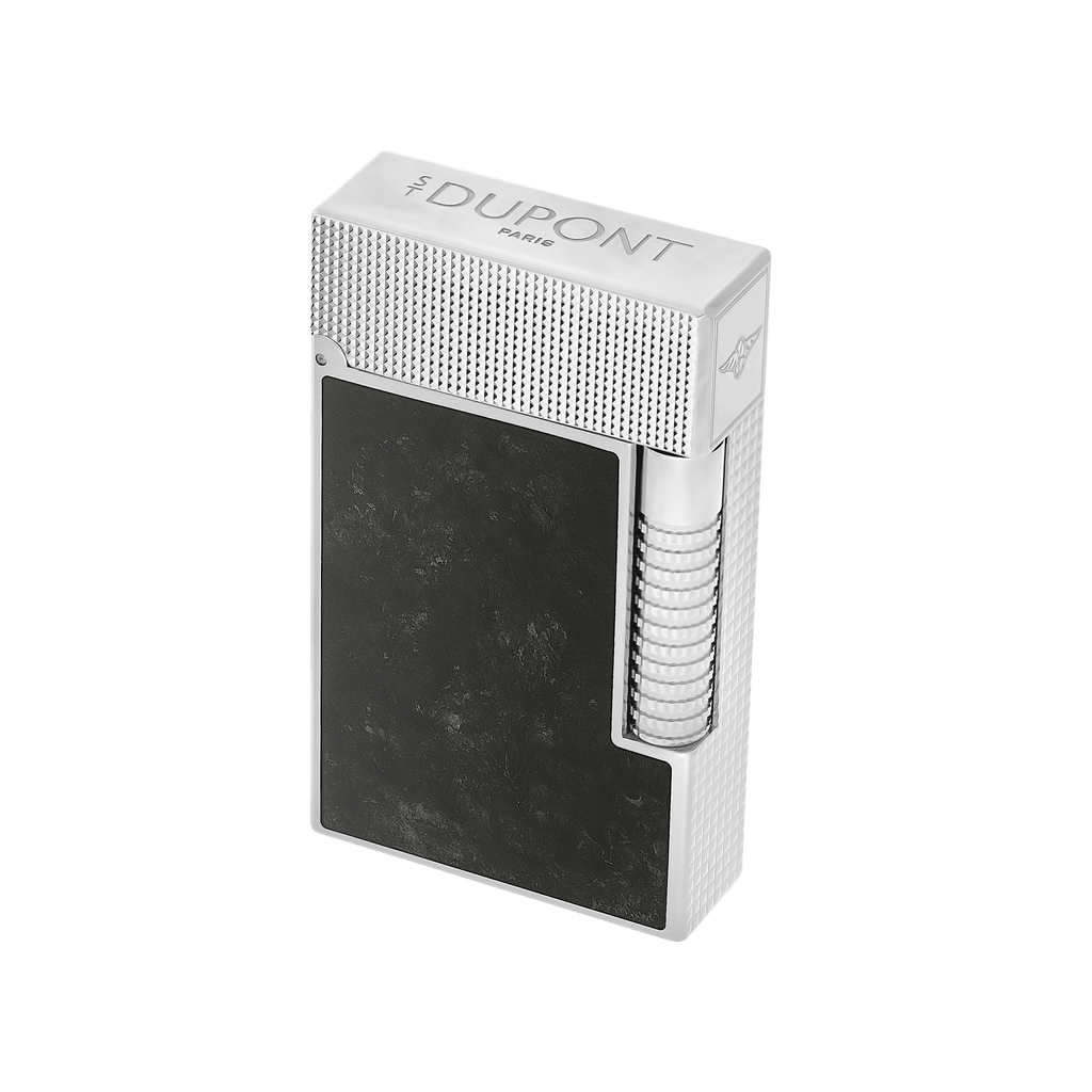 S.T. Dupont Le Grand Dupont Lacquered Lighter Popote Black/Pall- C23016CL