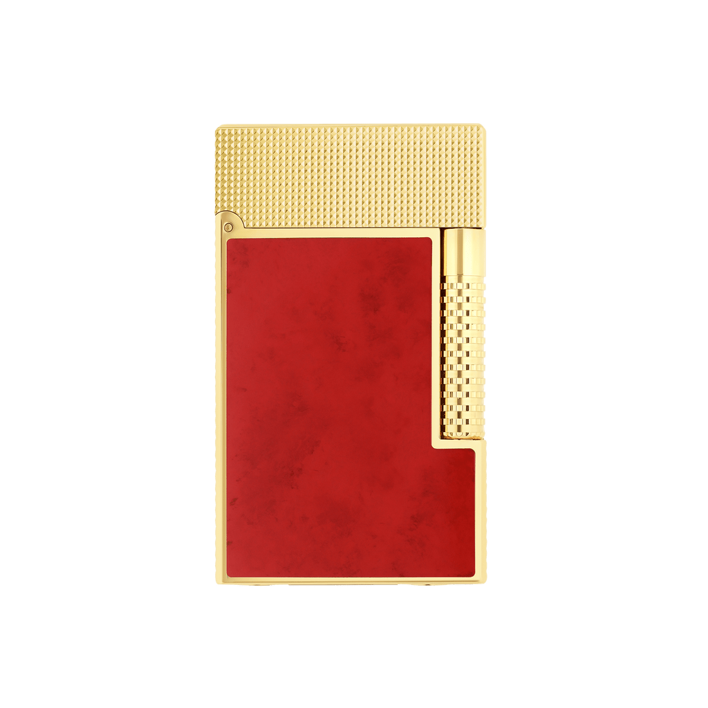 S.T. Dupont Le Grand Dupont Lacquered Lighter Popote Red/YGD C23018CL