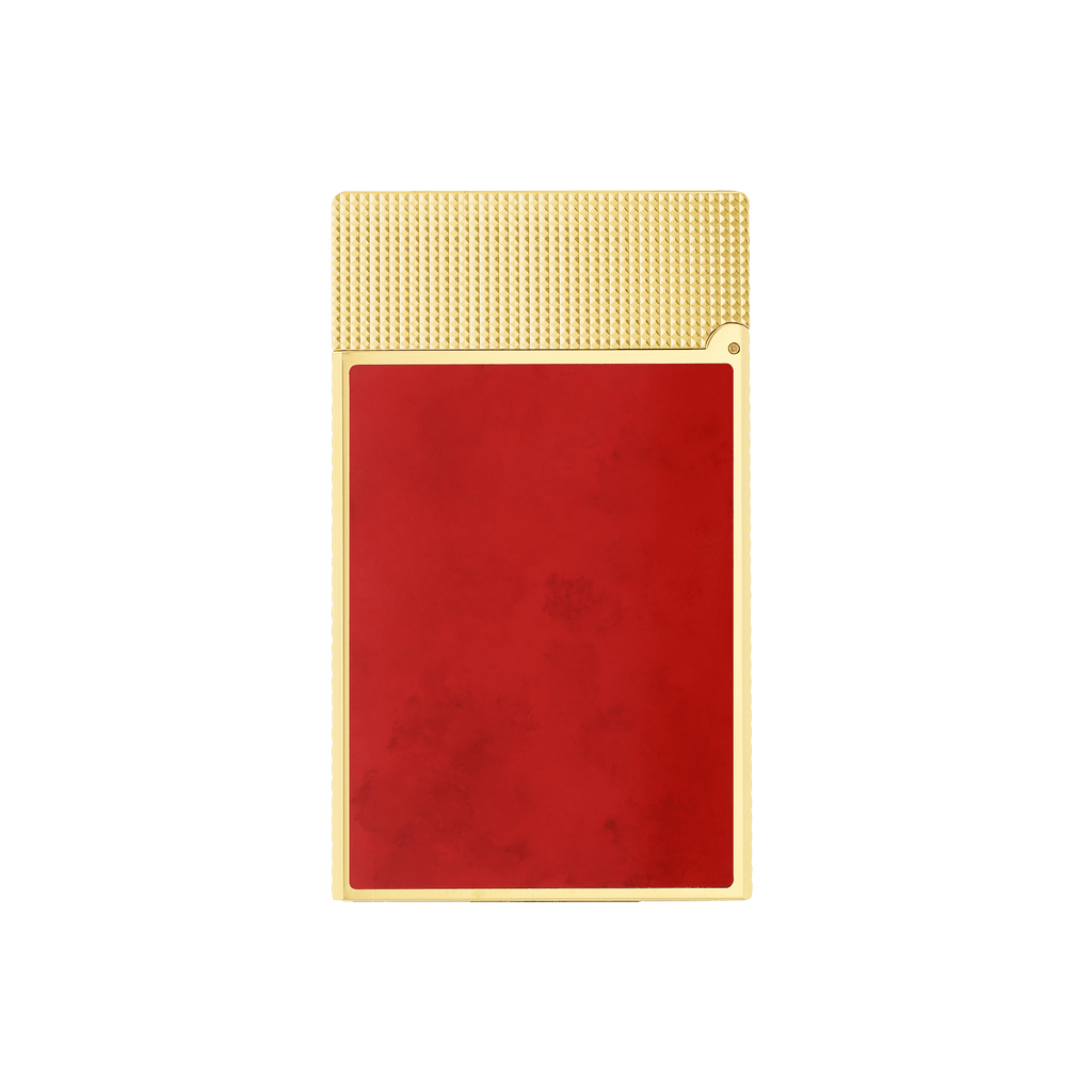 S.T. Dupont Le Grand Dupont Lacquered Lighter Popote Red/YGD C23018CL