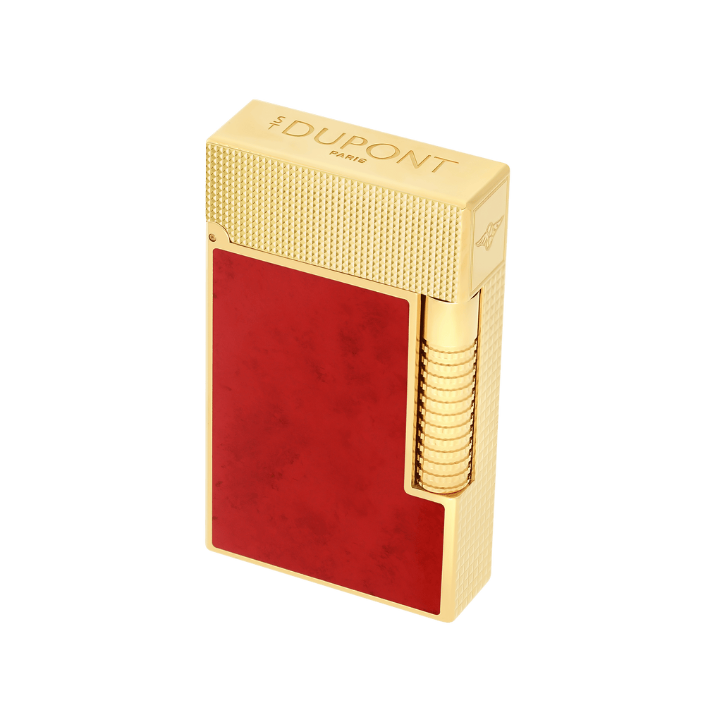S.T. Dupont Le Grand Dupont Lacquered Lighter Popote Red/YGD C23018CL