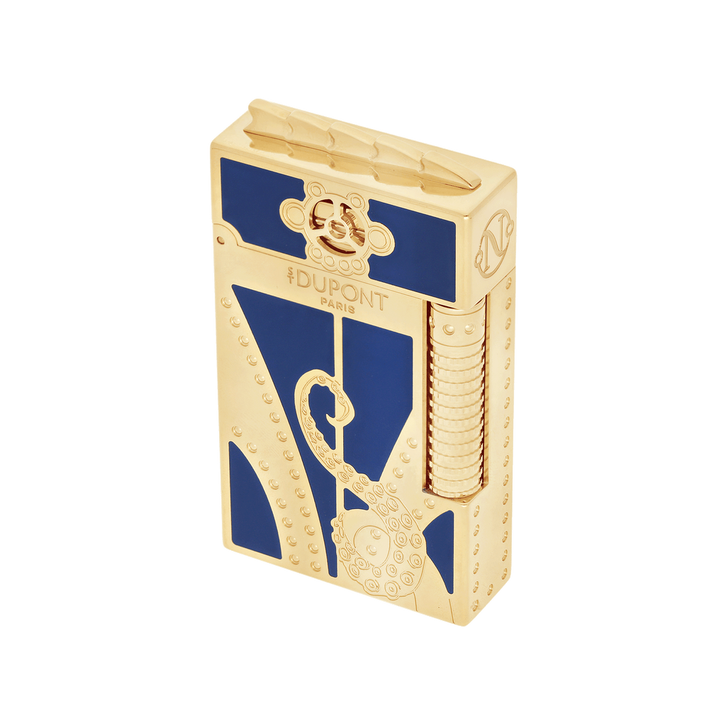 S.T. Dupont Set Art of Fire 20'000 Leagues Under The Seas Blue Gulf Stream C23050