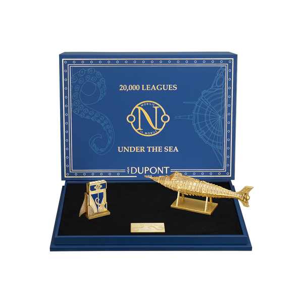 S.T. Dupont Set Art of Fire 20'000 Leagues Under The Seas Blue Gulf Stream C23050