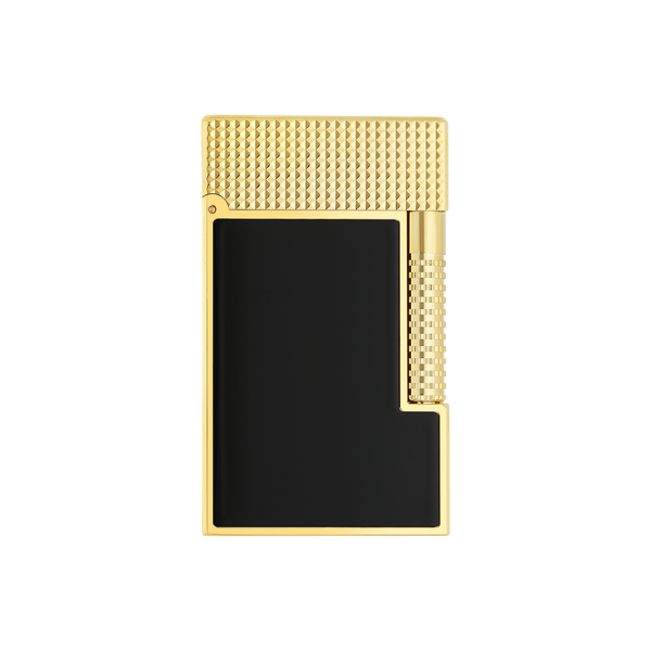 S.T. Dupont LE GRAND LIGHTER BLACK/YGD - C23790CL