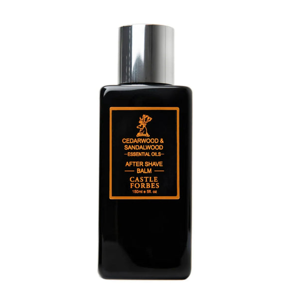 CASTLE FORBES - Luxury Aftershave Balm, Cedarwood & Sandalwood Essential Oil, No Added Alcohol, 5 fl.oz / 150ml