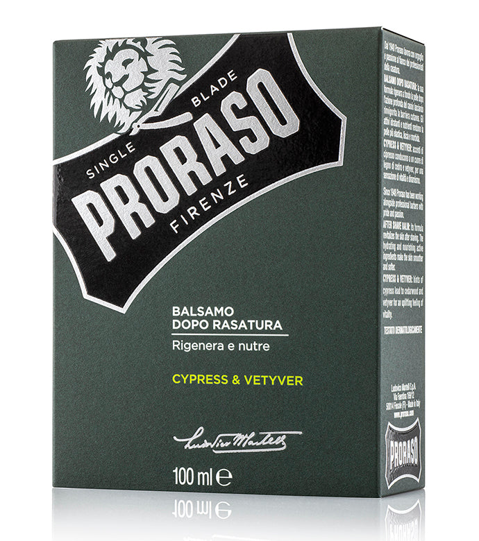 Proraso After Shave Balm, Cypress and Vetyver 100ml P782