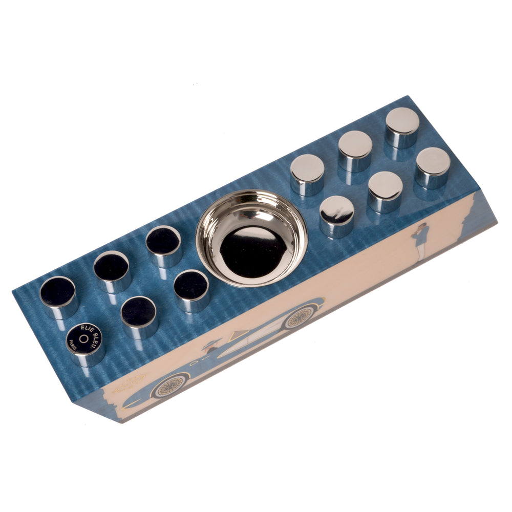 Elie Bleu - Casa Cubana" - Blue - One to One Plug Ashtray - Side series-CC13SYTB2