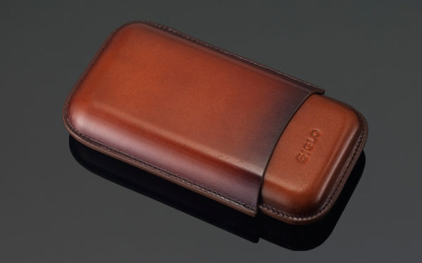 SIGLO Patina Cigar Case - Brown 10012403D