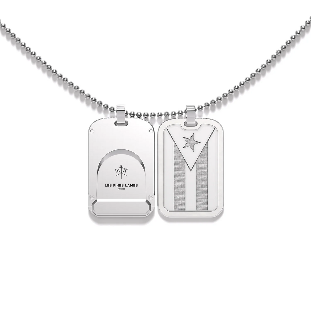 LES FINES LAMES - LE TAG CUTTER T100 Flag Silver