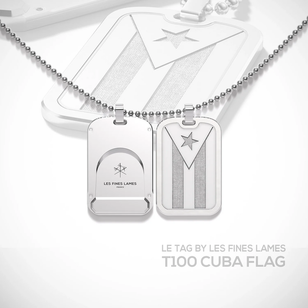 LES FINES LAMES - LE TAG CUTTER T100 Flag Silver