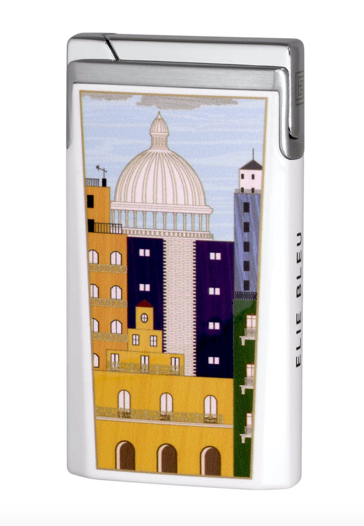Elie Bleu - J15 Lighter, Cubana Havana, White , Ltd Ed. EBJ1568