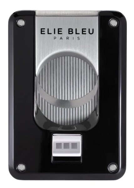 Elie Bleu Cigar Cutter Double Blade in Black Lacquer EBC4003
