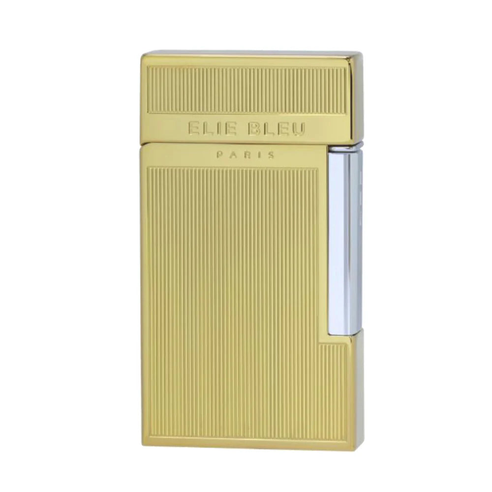 Elie Bleu - J14 Jet Flame Lighter Diamond Jet Flame: Gold Pinstripe EBJ1404