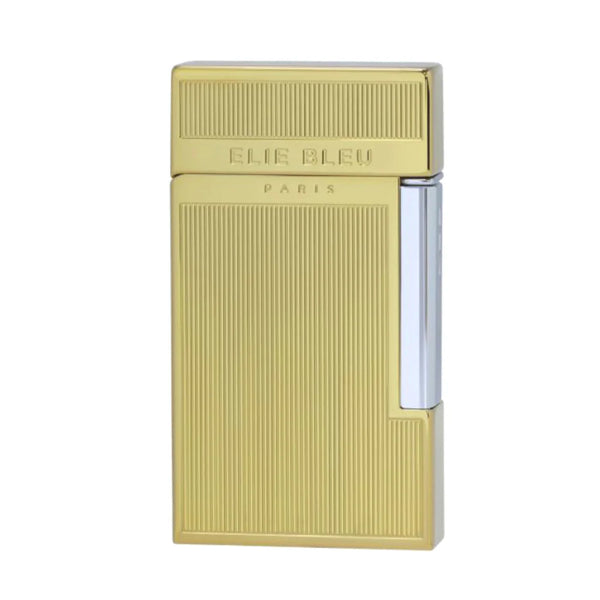 Elie Bleu - J14 Jet Flame Lighter Diamond Jet Flame: Gold Pinstripe EBJ1404