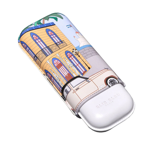 Elie Bleu - Casa Cubana Leather Case for 2 cigars "Le Parisien" EG20CUCC21