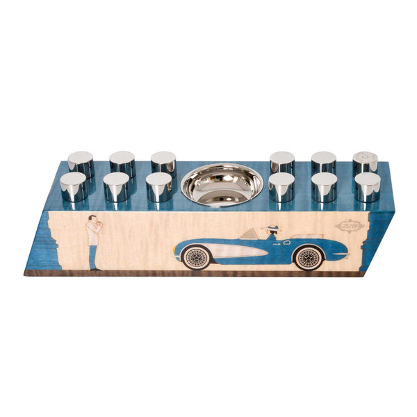 Elie Bleu - Casa Cubana" - Blue - One to One Plug Ashtray - Side series-CC13SYTB2