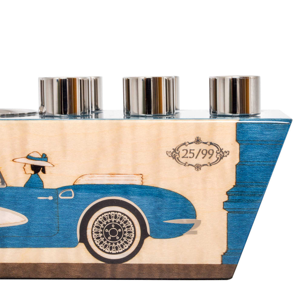 Elie Bleu - Casa Cubana" - Blue - One to One Plug Ashtray - Side series-CC13SYTB2
