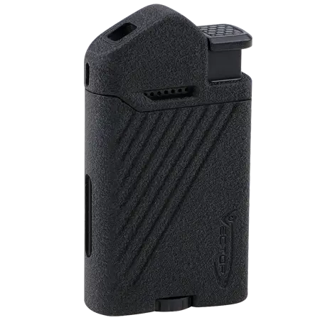 VECTOR Fiercer Single Torch Lighter Black Crackle FIERCER/05