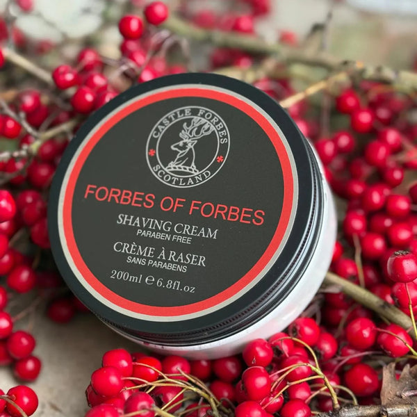 CASTLE FORBES - Luxury Shaving Cream, Forbes of Forbes, 6.8 fl.oz / 200ml