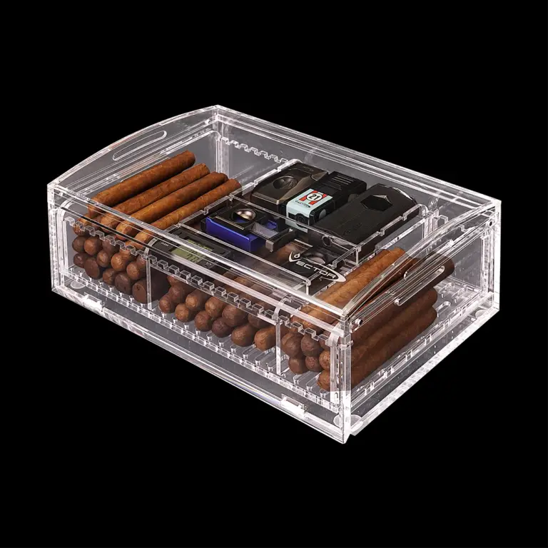 VECTOR All-Acrylic Desktop Cigar Humidor HM-200ACR