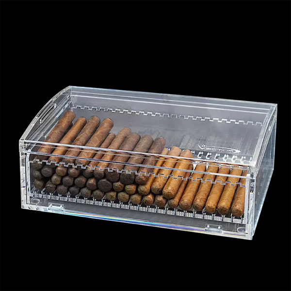VECTOR All-Acrylic Desktop Cigar Humidor HM-200ACR