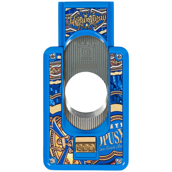 Elie Bleu - C-4 Cutter Fuente Opus X Hemingway, Blue Lacquer, Gold Trigger, Ltd Edition/ 454 EBC4072