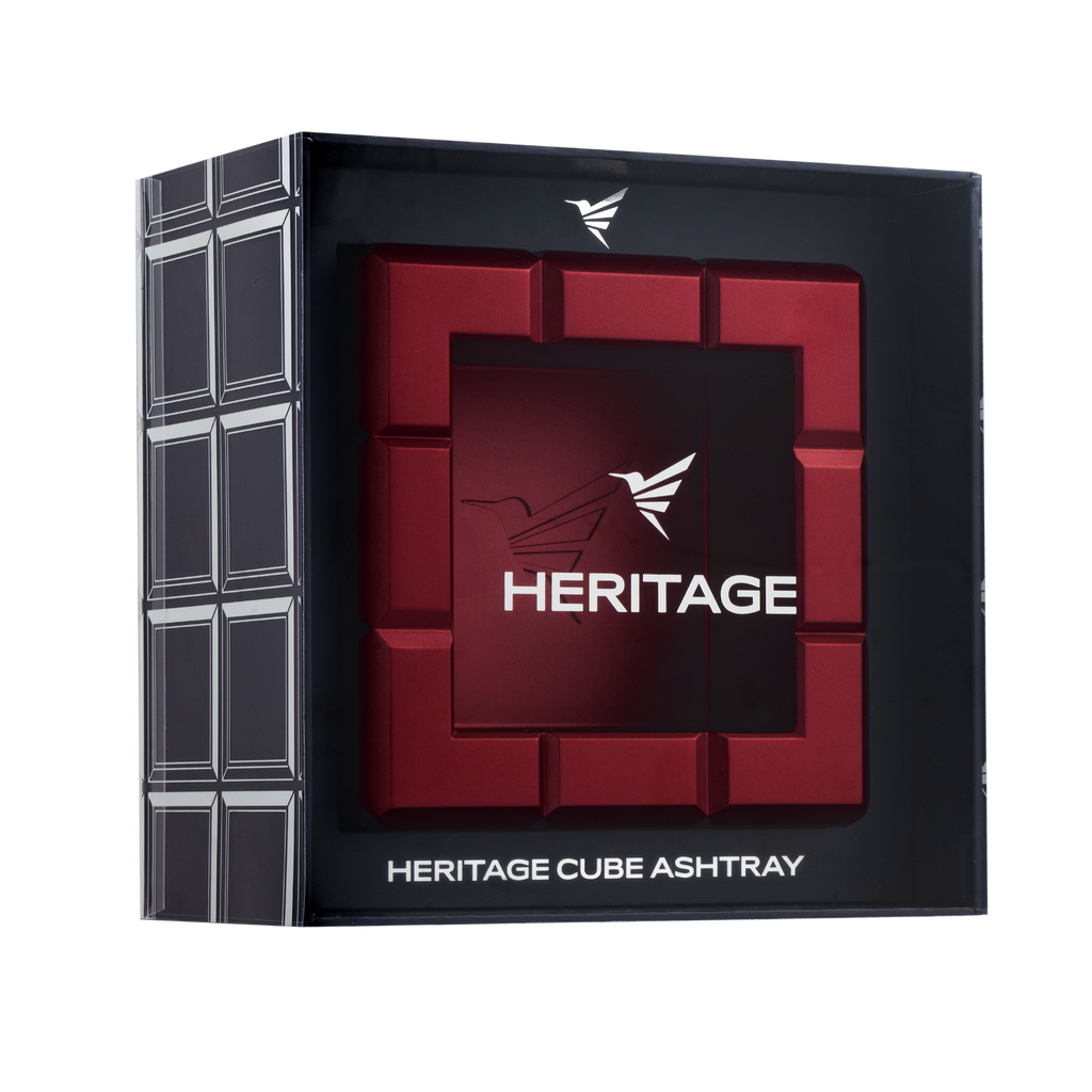 Colibri HERITAGE CUBE ASHTRAY GREEN AT125T5