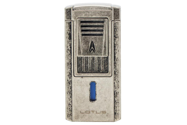 Lotus Duke V-Cutter Triple Pinpoint Torch Flame Lighter - Pewter 24-0710