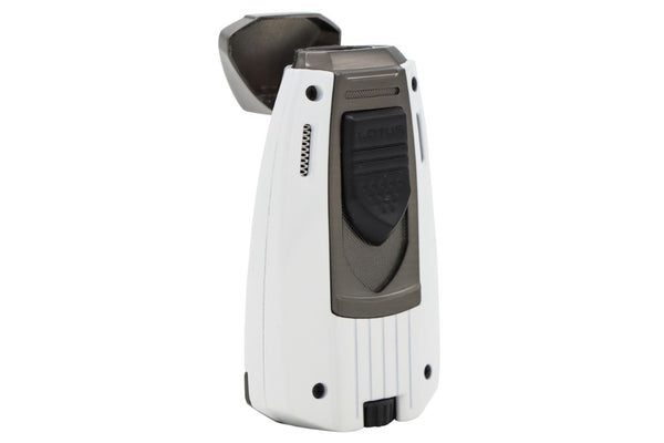 Lotus Mariner Twin Pinpoint Torch Lighter with Punch - White 24-7510