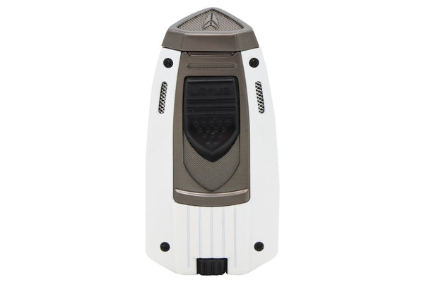 Lotus Mariner Twin Pinpoint Torch Lighter with Punch - White 24-7510