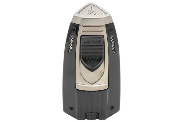 Lotus Mariner Twin Pinpoint Torch Lighter with Punch - Black 24-7500