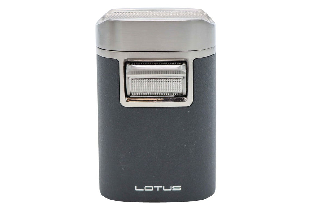 Lotus Brawn Quad Torch Flame Table Lighter - Black 24-0905