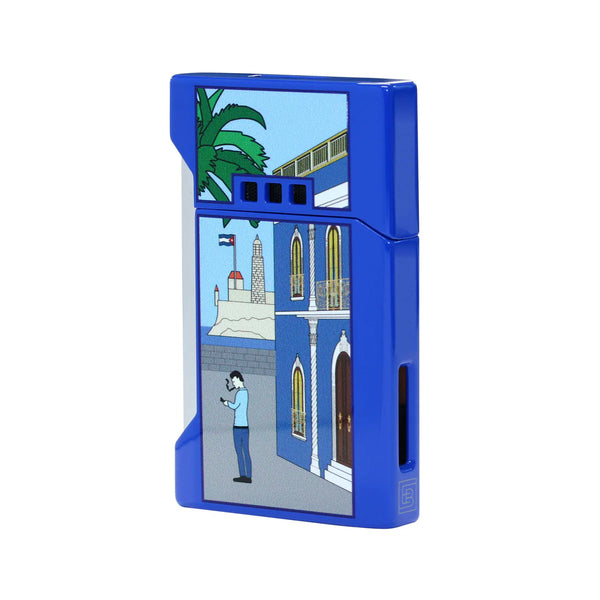 Elie Bleu - J12 Lighter Flat Flame Blue Carousel EBJ12274