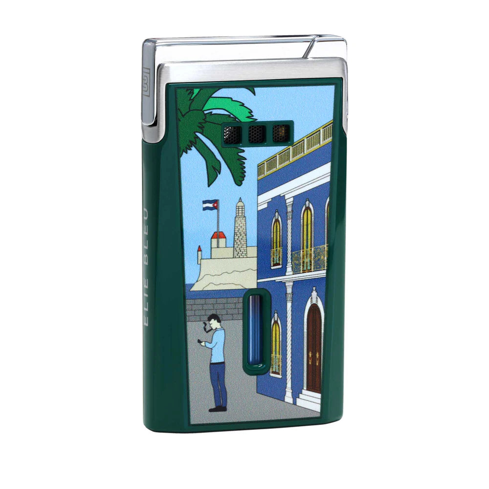 Elie Bleu - J15 Lighter Carousel Green Lacquer EBJ1579