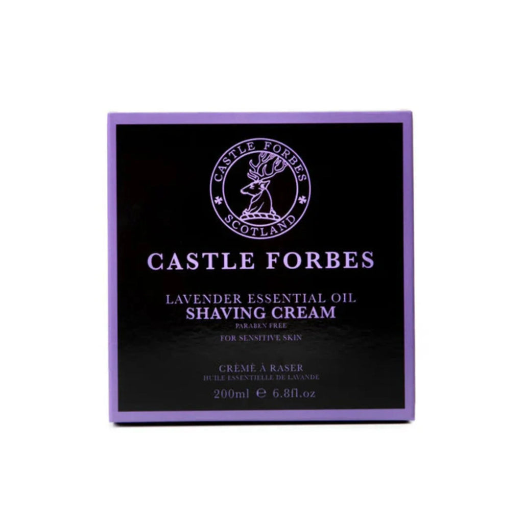 CASTLE FORBES - Luxury Shave Cream, Lavender, 6.8 fl.oz / 200ml