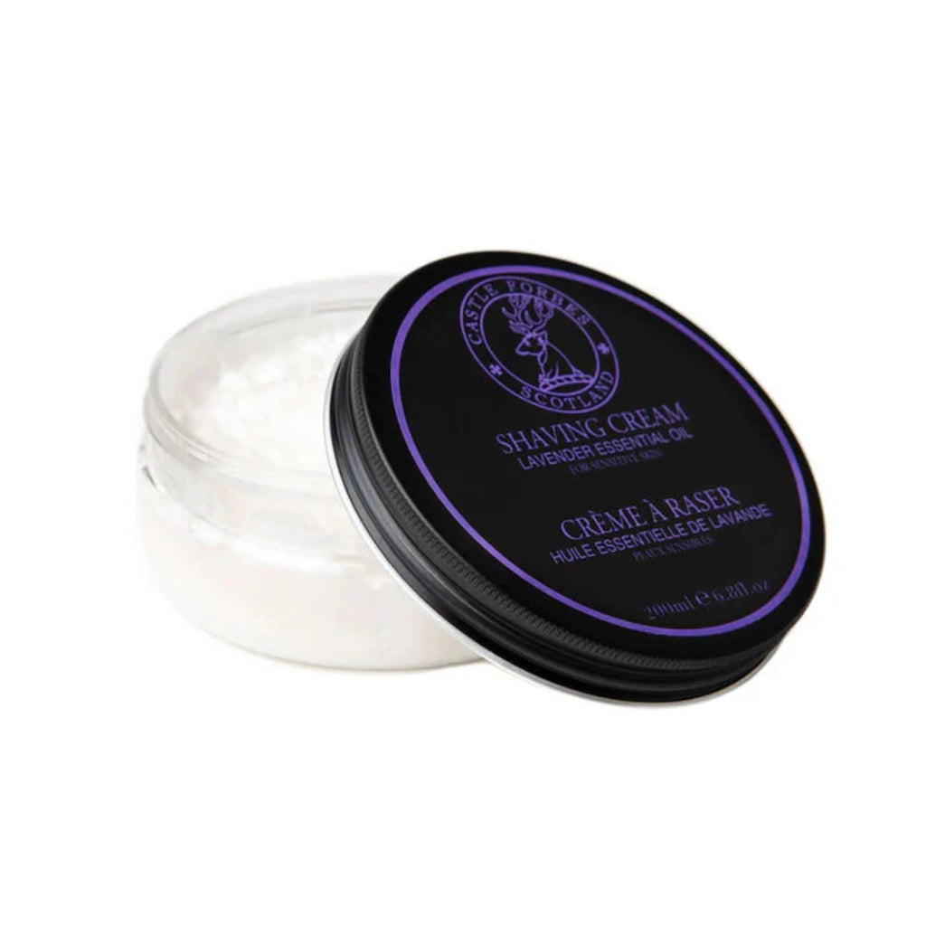 CASTLE FORBES - Luxury Shave Cream, Lavender, 6.8 fl.oz / 200ml