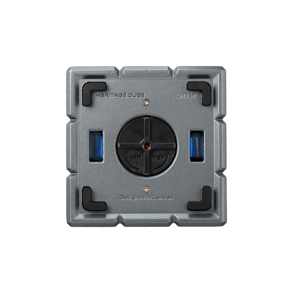 Colibri Heritage Cube Desk Lighter Orange LI125T6