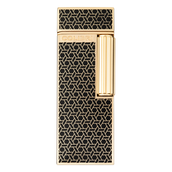 Colibri CONTINENTAL LIGHTER GOLD PATTERNED - LI220T7