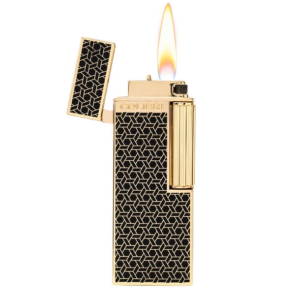 Colibri CONTINENTAL LIGHTER GOLD PATTERNED - LI220T7