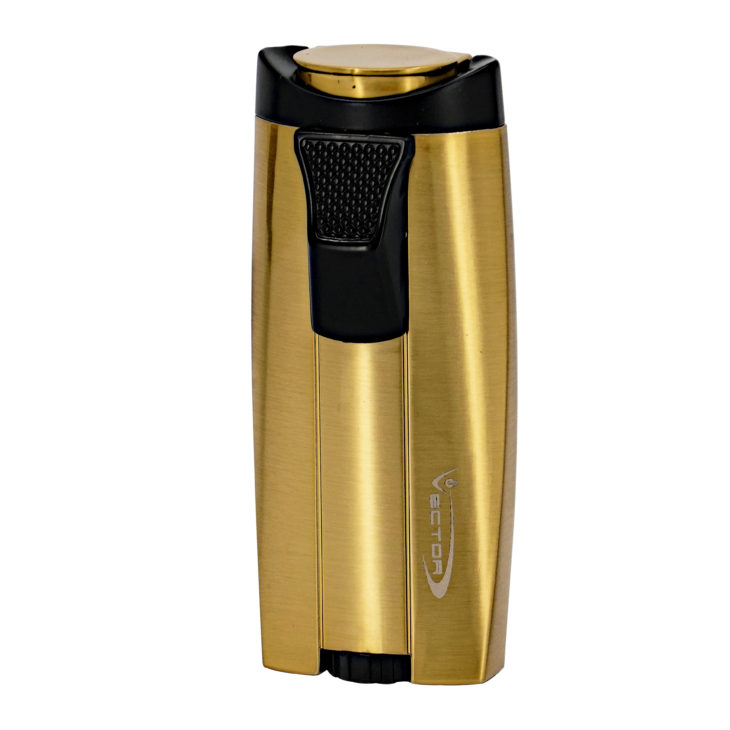 VECTOR Legend Dual Flame Torch Lighter Gold Satin LEGEND/09