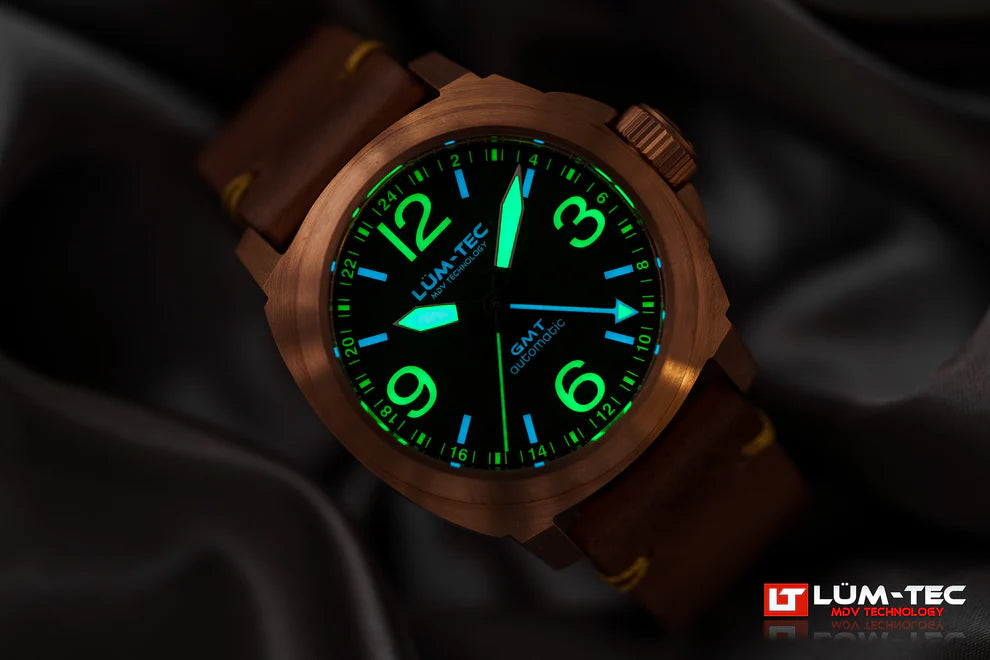 LUM-TEC M94 Bronze No Date Automatic GMT